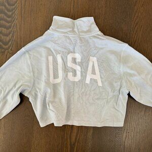 KITH Team USA Olympic Cropped Quarter Zip & Biker Short Set | Size S | Rare